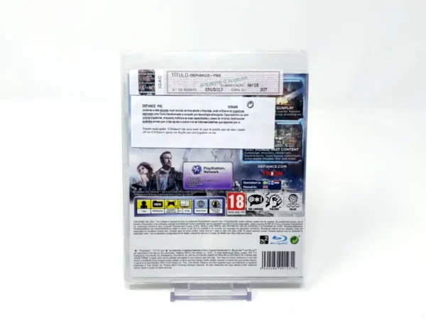 Parte trasera de Defiance (POR) (Precintado) para PlayStation 3, edición PAL Portugal