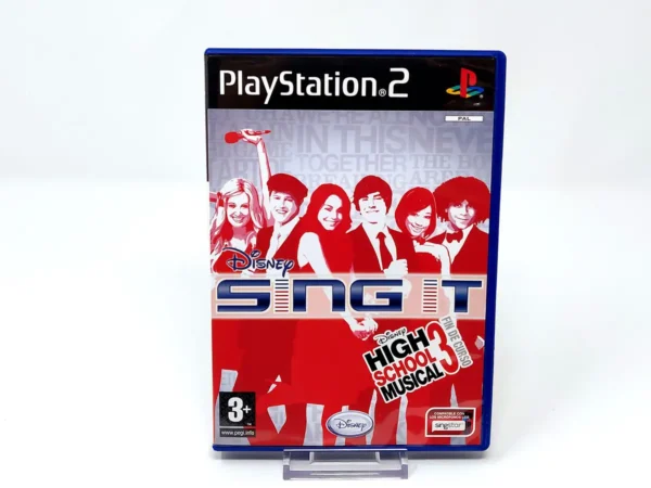 Portada de Disney Sing It: High School Musical 3: Fin de Curso (ESP) (Rebajado) para PlayStation 2, edición PAL España, de segunda mano
