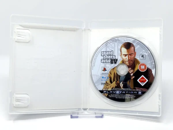 Interior del juego Grand Theft Auto IV (FRA) (Rebajado) para PlayStation 3 con disco y manual