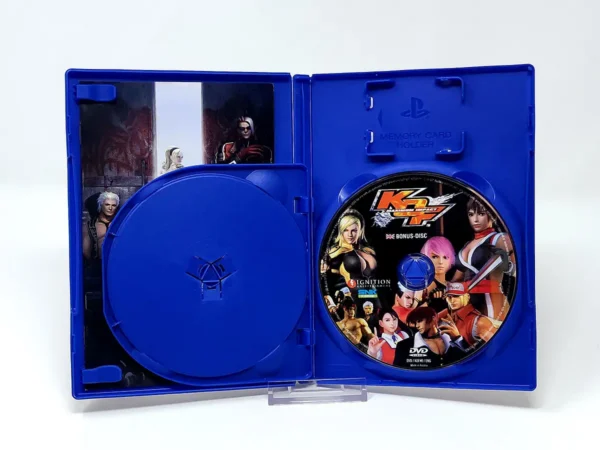 Lateral de la caja de The King of Fighters: Maximum Impact (FRA) para PlayStation 2