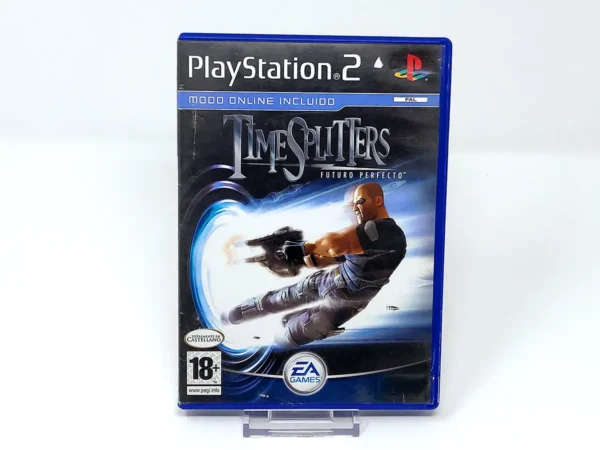 Portada de TimeSplitters: Future Perfect (ESP) para PlayStation 2, edición PAL España, de segunda mano