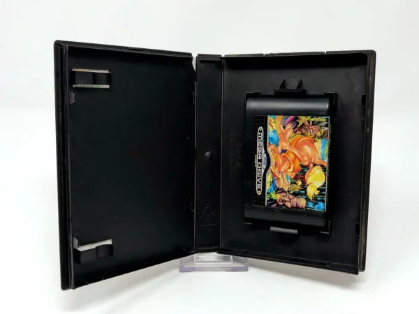 Lateral de la caja de Greendog: The Beached Surfer Dude! (ESP) (Rebajado) para Sega Mega Drive
