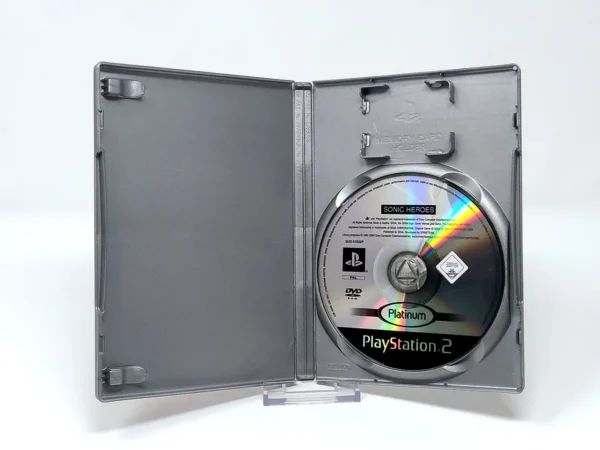 Lateral de la caja de Sonic Heroes (FRA) (Platinum) (Rebajado) para PlayStation 2