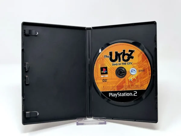 Interior del juego Los Urbz: Sims en la Ciudad (ESP) (Rebajado) para PlayStation 2 con disco y manual