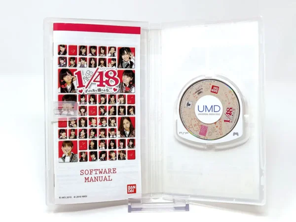 Interior del juego AKB1/48: Idol to Koishitara... (JAP) para PSP con disco y manual