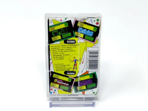 Parte trasera de Thing! para Sinclair ZX Spectrum, edición PAL