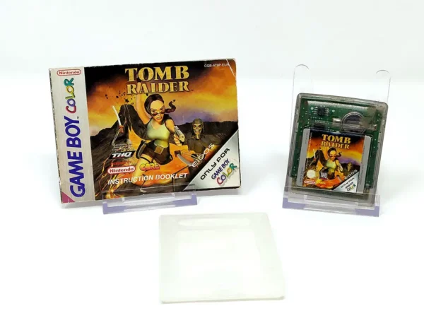 Tomb Raider (EUR) (Cartucho + Manual) para Nintendo Game Boy Color, edición PAL España, de segunda mano