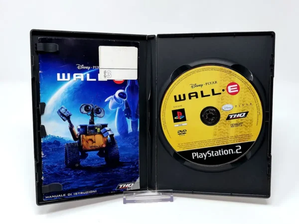 Interior del juego Disney/Pixar WALL-E (ITA) para PlayStation 2 con disco y manual