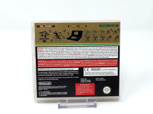 Parte trasera de Game & Watch Collection (ESP) para Nintendo DS, edición PAL España