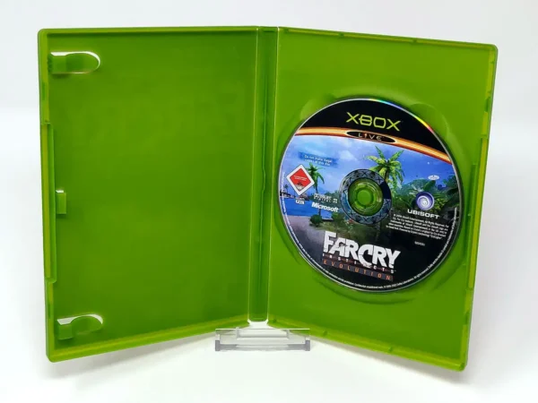 Interior del juego Far Cry Instincts: Evolution (UK) (Rebajado) para XBOX con disco y manual