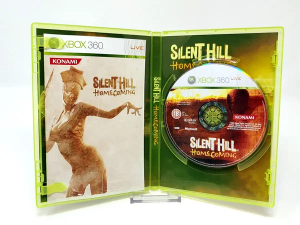 Interior del juego Silent Hill: Homecoming (ESP) para XBOX 360 con disco y manual