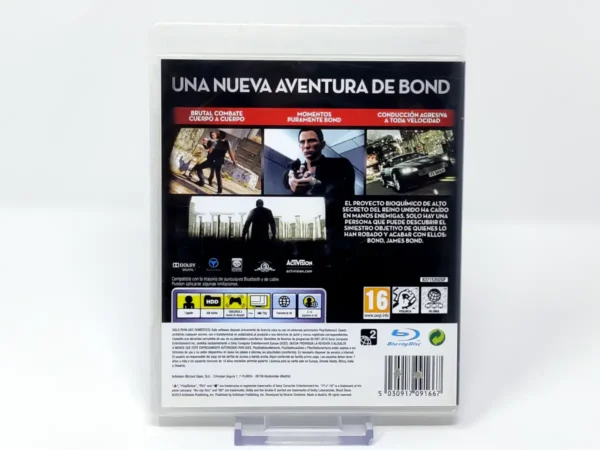 Parte trasera de 007: Blood Stone (ESP) (Rebajado) para PlayStation 3, edición PAL España