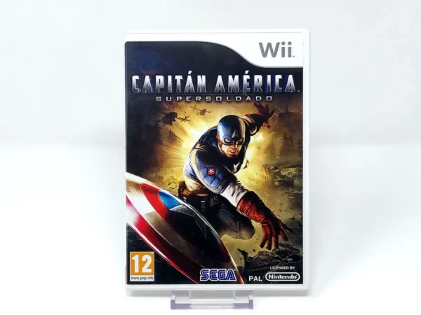 Portada de Capitán América: Supersoldado (ESP) para Nintendo Wii, edición PAL España, de segunda mano