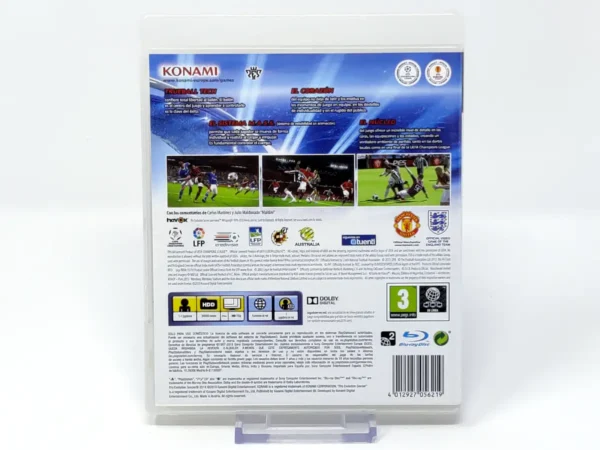 Parte trasera de PES 2014: Pro Evolution Soccer (ESP) (Rebajado) para PlayStation 3, edición PAL España