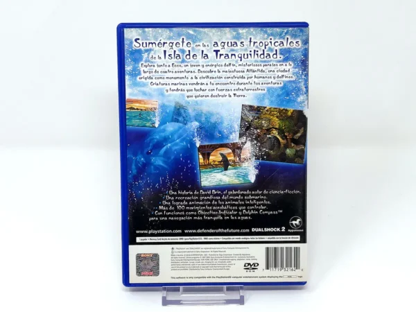 Parte trasera de Ecco the Dolphin: Defender of the Future (ESP) para PlayStation 2