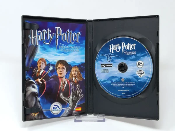 Interior del juego Harry Potter y el Prisionero de Azkaban (ESP) para PC con disco y manual