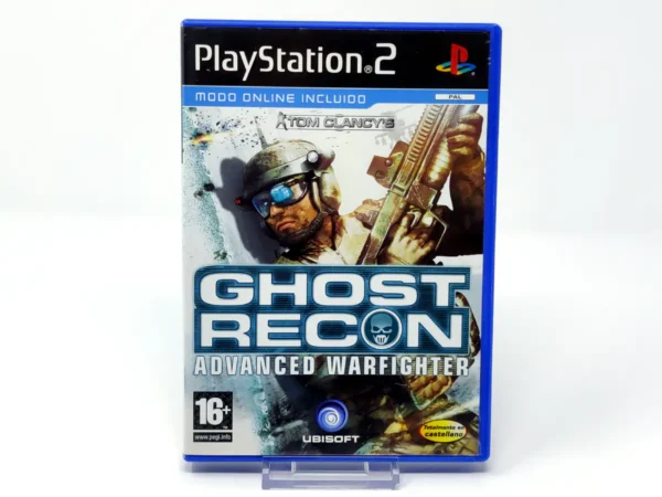 Portada de Tom Clancy's Ghost Recon: Advanced Warfighter (ESP) para PlayStation 2, edición PAL España, de segunda mano