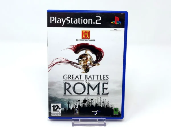 Portada de The History Channel - Great Battles of Rome (UK) para PlayStation 2, edición PAL UK, de segunda mano