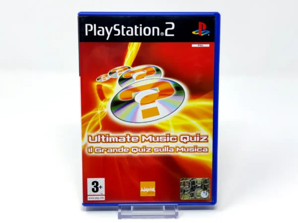 Portada de The Ultimate Music Quiz (ITA) para PlayStation 2, edición PAL Italia, de segunda mano