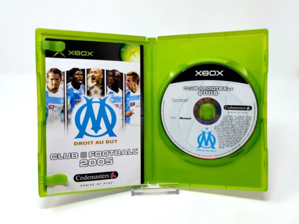Interior del juego Club Football 2005: Olympique de Marseille (FRA) para XBOX con disco y manual