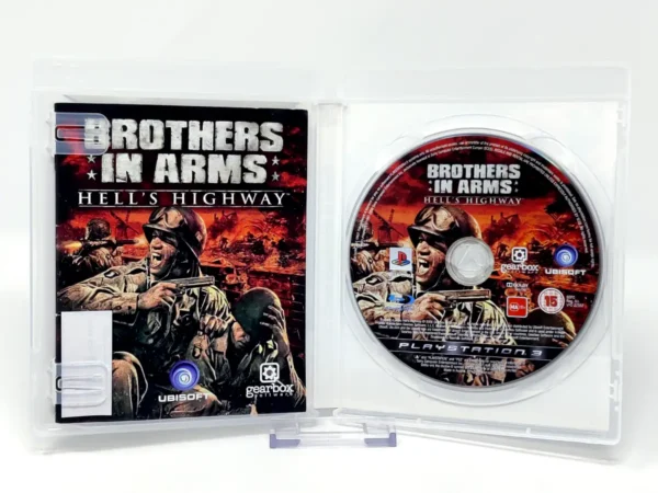 Interior del juego Brothers in Arms: Hell's Highway (ESP) (Rebajado) para PlayStation 3 con disco y manual