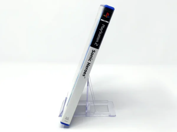 Lateral de la caja de Sonic Heroes (ESP) para PlayStation 2