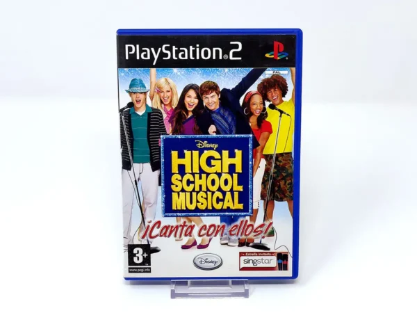Portada de Disney High School Musical: Canta con Ellos (ESP) para PlayStation 2, edición PAL España, de segunda mano