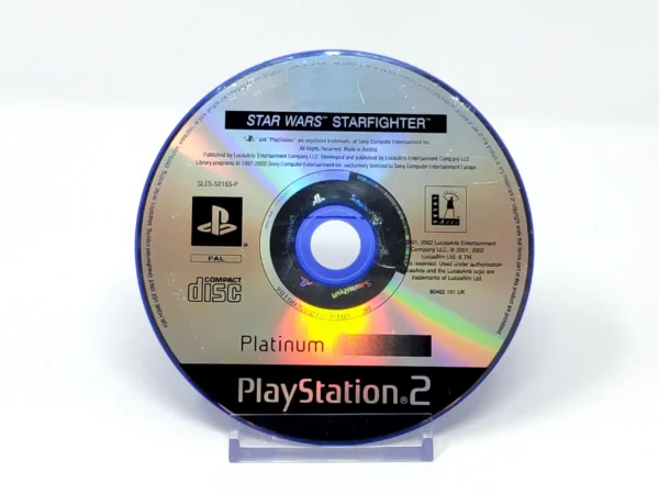 Star Wars: Starfighter (UK) (Platinum) (Disco) para PlayStation 2, edición PAL UK, de segunda mano