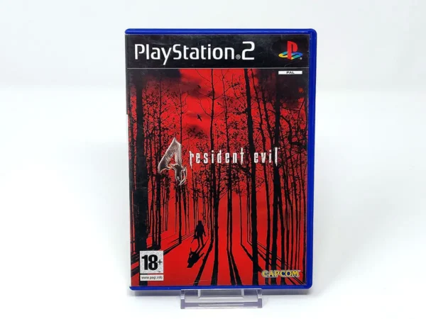 Portada de Resident Evil 4 (ESP) para PlayStation 2, edición PAL España, de segunda mano
