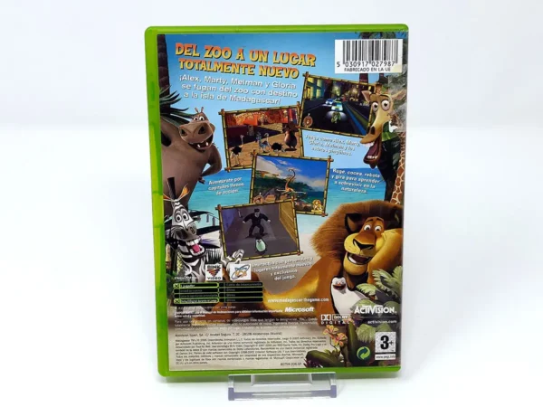 Parte trasera de Madagascar (ESP) (Rebajado) para XBOX, edición PAL España