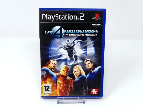 Portada de Les Quatre Fantastiques Et Le Surfer D'Argent (FRA) para PlayStation 2, edición PAL Francia, de segunda mano