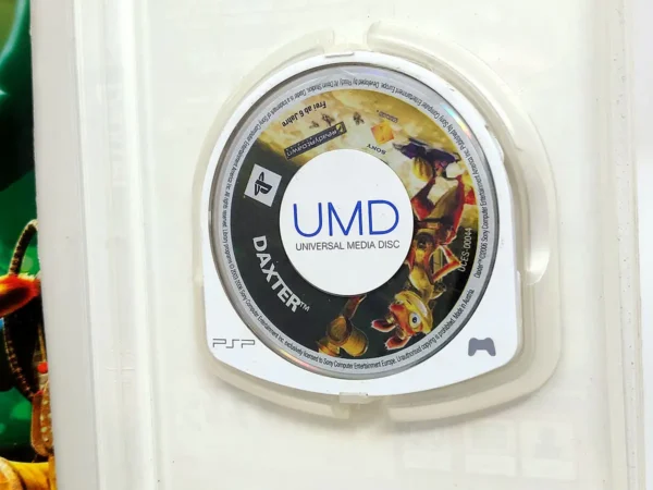 Lateral de la caja de Daxter (ESP) (Platinum) para PSP