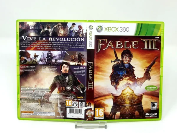 Fable III (ESP) (Carátula) para XBOX 360, edición PAL España, de segunda mano
