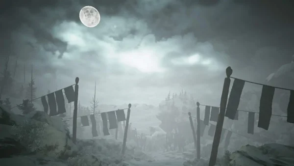 Lateral de la caja de Kholat (ESP) para Nintendo Switch