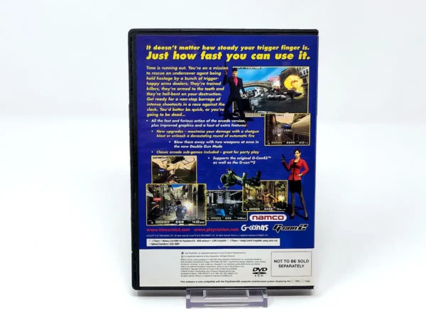 Parte trasera de Time Crisis II (UK) (Rebajado) para PlayStation 2, edición PAL UK