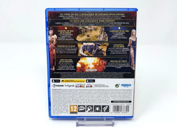 Parte trasera de Disciples: Liberation (Deluxe Edition) (ESP) para PlayStation 5, edición PAL España