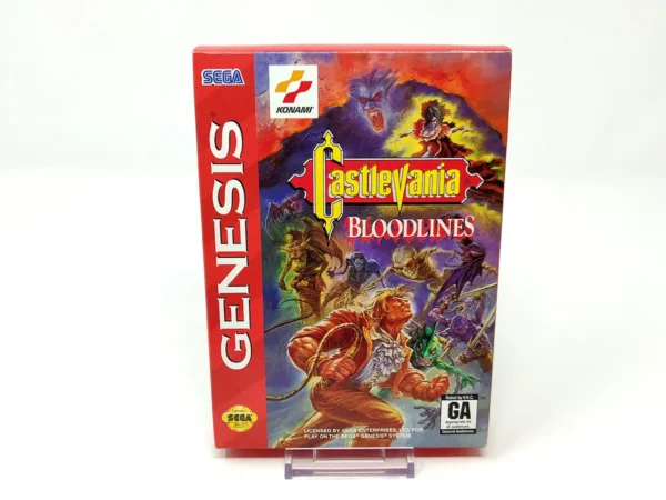 Portada de Castlevania: Bloodlines (USA) para Sega Mega Drive, edición NTSC USA, de segunda mano