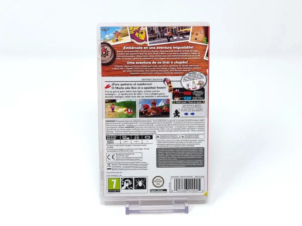 Parte trasera de Super Mario Odyssey (ESP) para Nintendo Switch, edición PAL España