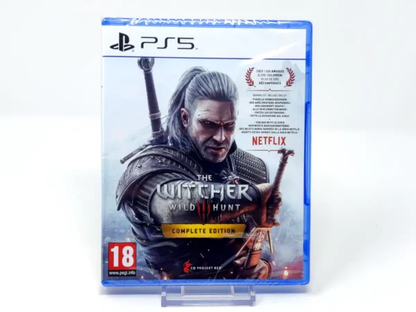 Portada de The Witcher 3: Wild Hunt (Complete Edition) (EUR) (Precintado) para PlayStation 5, edición PAL EUR, nuevo