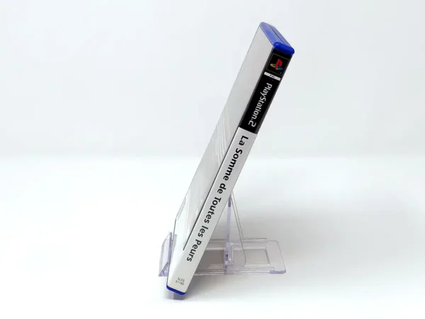 Lateral de la caja de La Somme de Toutes les Peurs (FRA) (Rebajado) para PlayStation 2