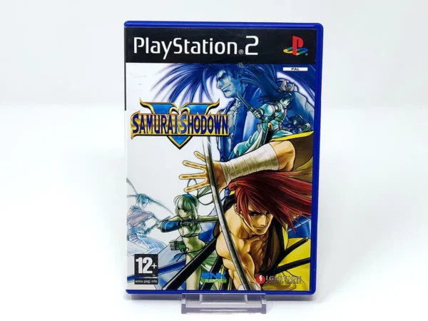 Portada de Samurai Shodown V (UK) para PlayStation 2, edición PAL UK, de segunda mano