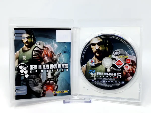 Interior del juego Bionic Commando (ESP) (Rebajado) para PlayStation 3 con disco y manual