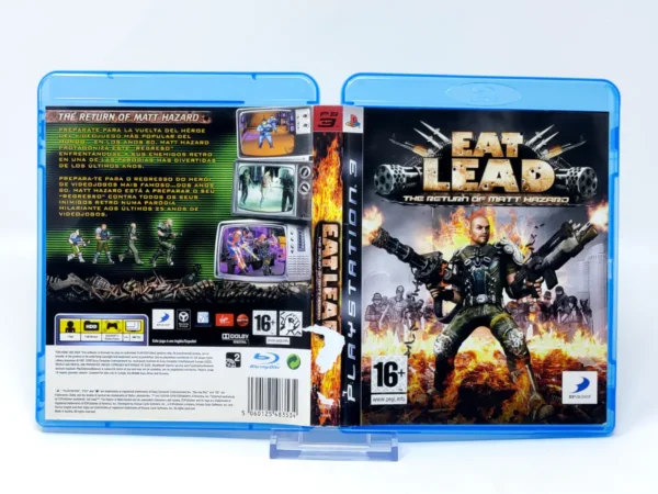 Eat Lead: The Return of Matt Hazard (ESP) (Carátula) para PlayStation 3, edición PAL España, de segunda mano