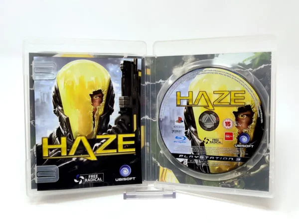 Interior del juego Haze (ESP) para PlayStation 3 con disco y manual