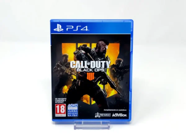 Lateral de la caja de Call of Duty: Black Ops 4 (ESP) (Cubre cartón) para PlayStation 4