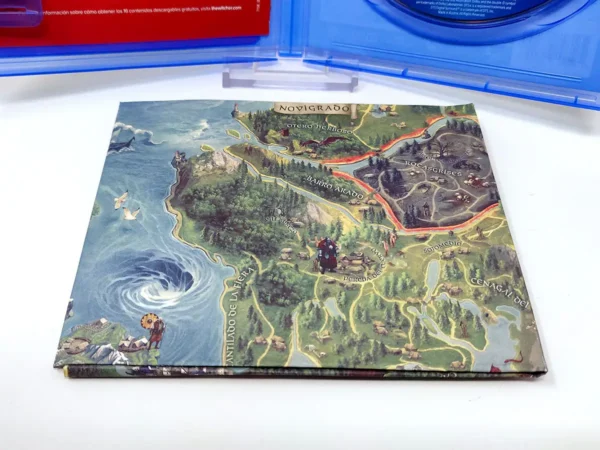 Lateral de la caja de The Witcher 3: Wild Hunt (ESP) para PlayStation 4