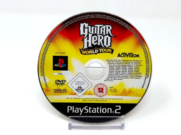 Guitar Hero World Tour (ESP) (Disco) para PlayStation 2, edición PAL España, de segunda mano