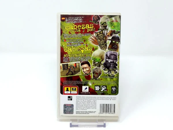 Parte trasera de Dead Head Fred (ESP) (Rebajado) para PSP, edición PAL España