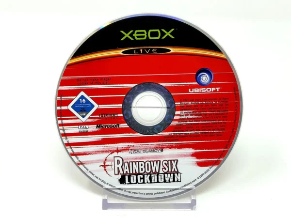 Tom Clancy's Rainbow Six: Lockdown (ESP) (Disco) para XBOX, edición PAL España, de segunda mano