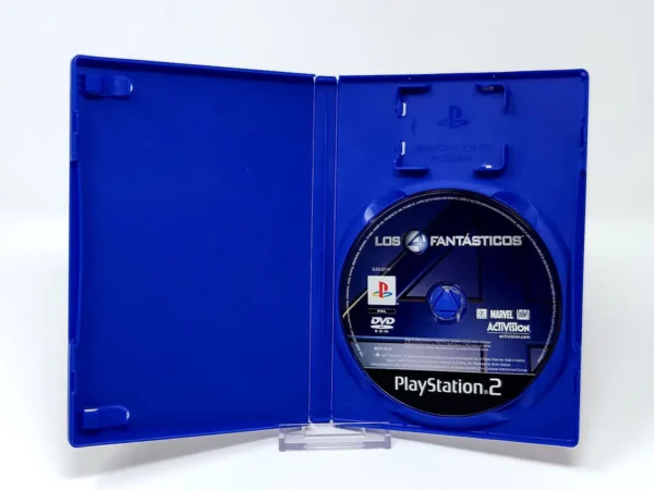 Interior del juego Los 4 Fantásticos (ESP) (Rebajado) para PlayStation 2 con disco y manual